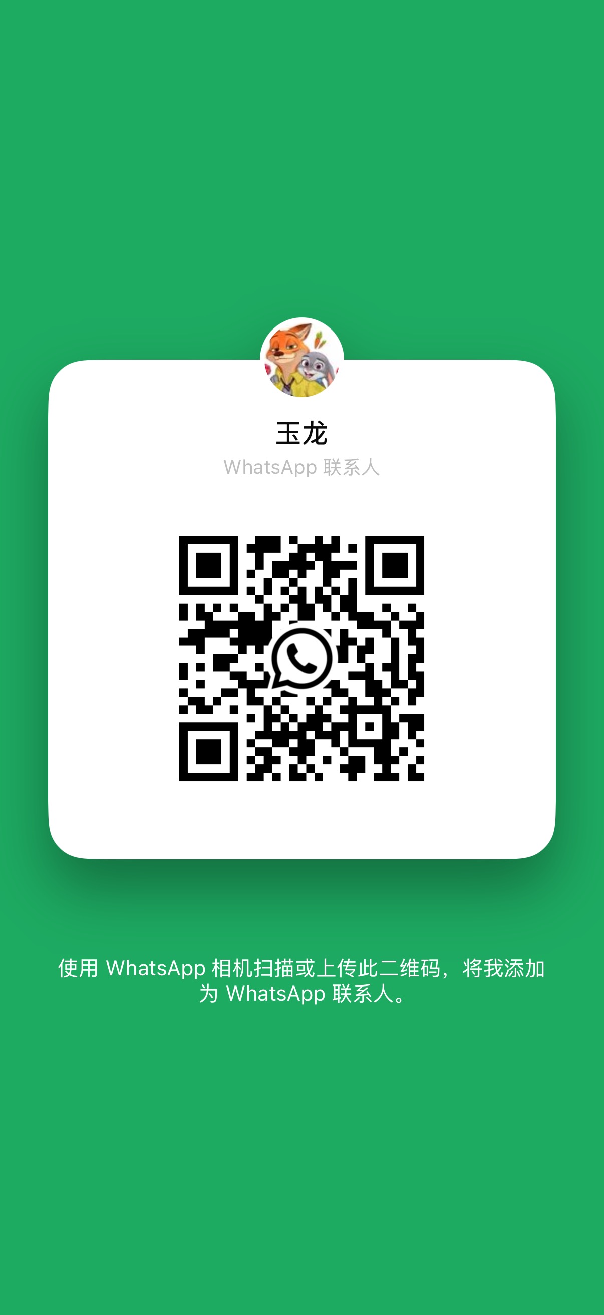 WhatsApp QR code